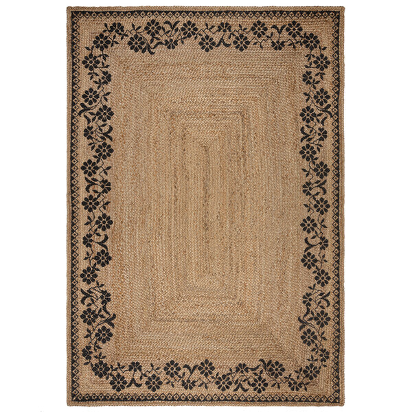 Alfombra de salón moderna de yute MASIE