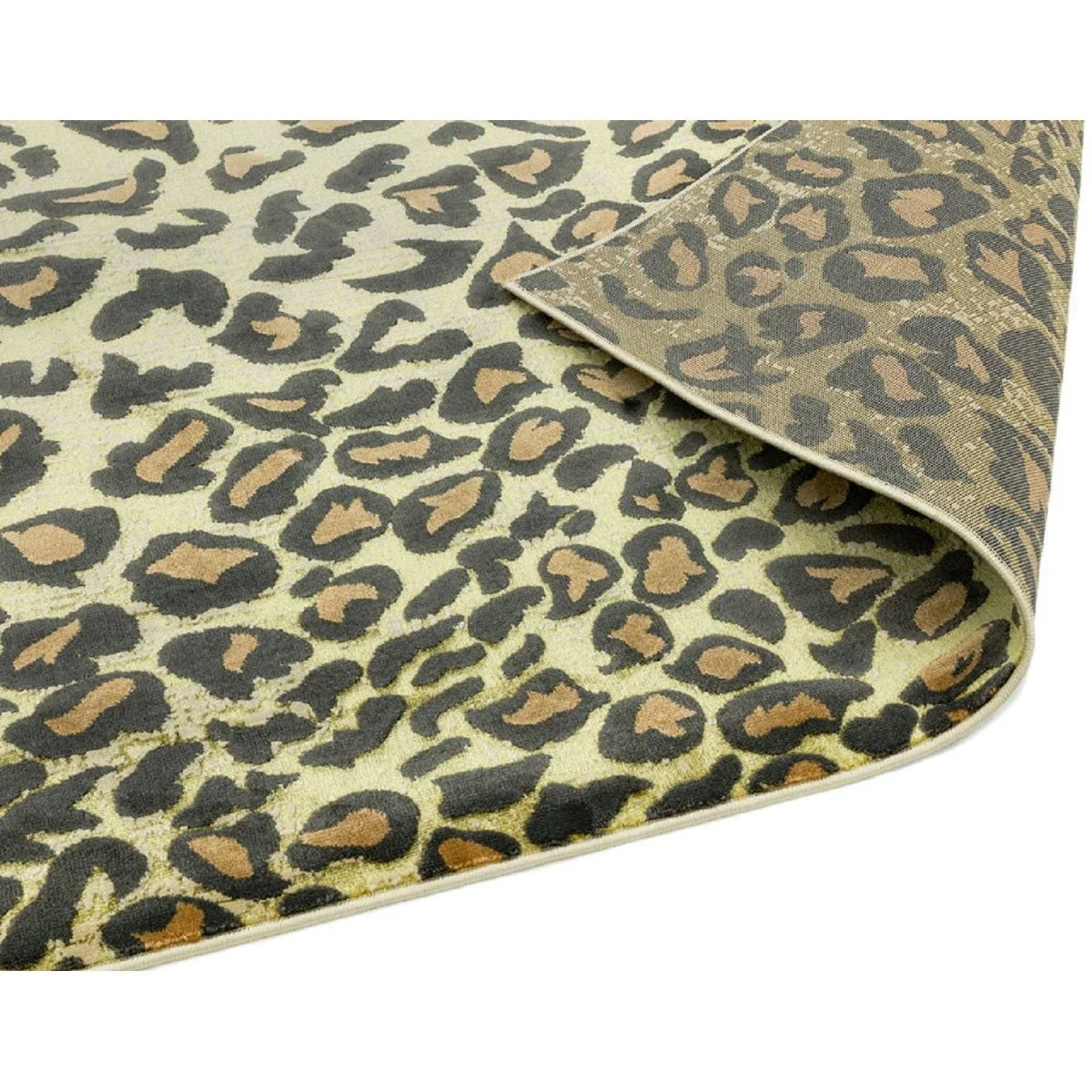 Alfombra de salón de tejido plano CYPHER LEOPARD