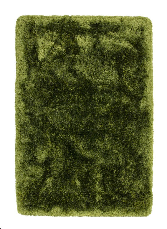 Tapis salon confort shaggy SPLASH Vert - Novatrend