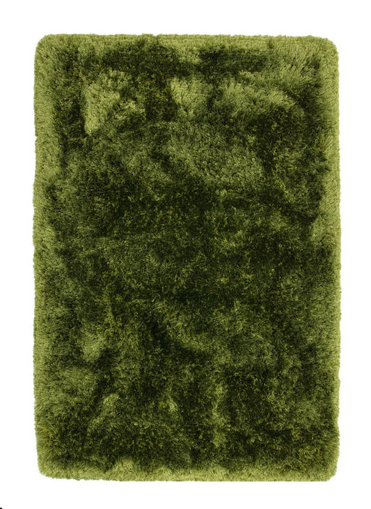 Tapis salon confort shaggy SPLASH Vert - Novatrend