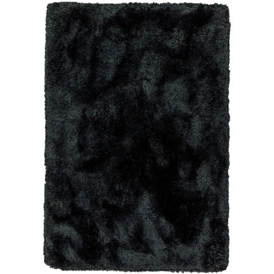 Tapis salon confort shaggy SPLASH Noir - Novatrend