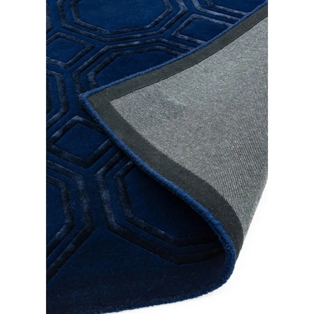 Tapis de salon moderne tissé main en laine NAVEL - Novatrend
