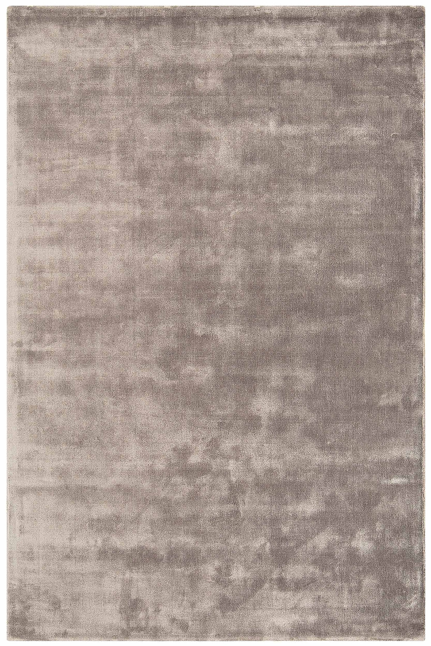 Tapis de salon en viscose fait main TITANE - Novatrend