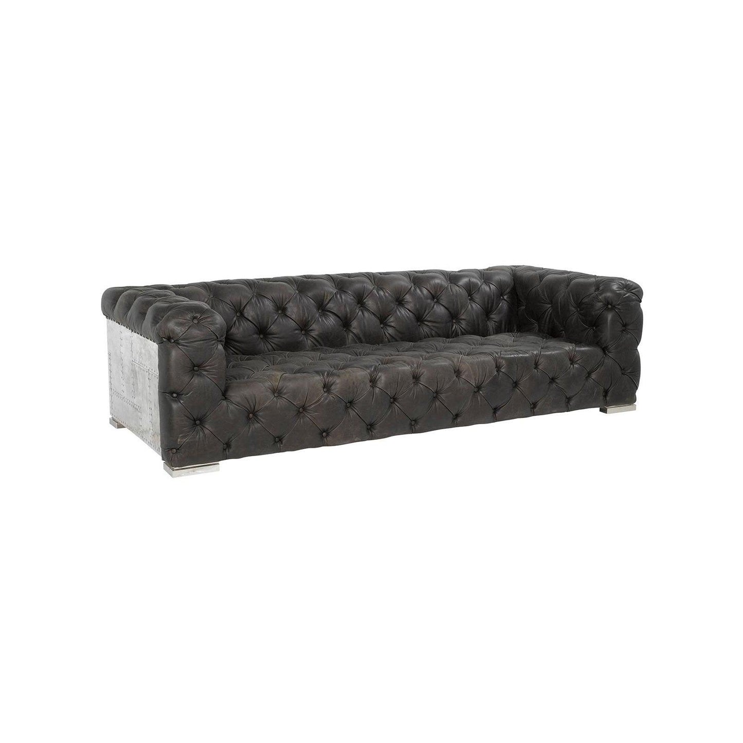 Canapé Chesterfield AVIATION BLACK - Novatrend