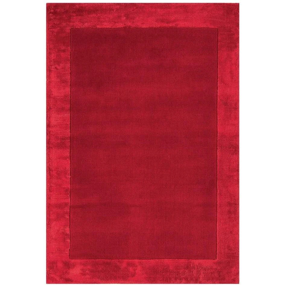 Tapis Laine fait main TOSCA Rouge - Novatrend