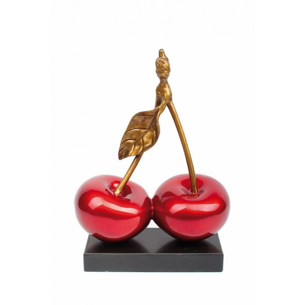 Sculpture statue moderne GOLDEN CHERRY - Novatrend