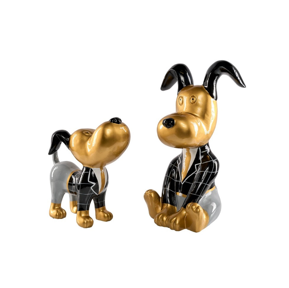 Sculpture statue moderne GROOMIES - Set de 2 - Novatrend