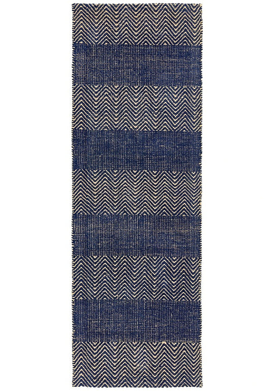 Tapis de couloir moderne jute et coton ARROW - Novatrend