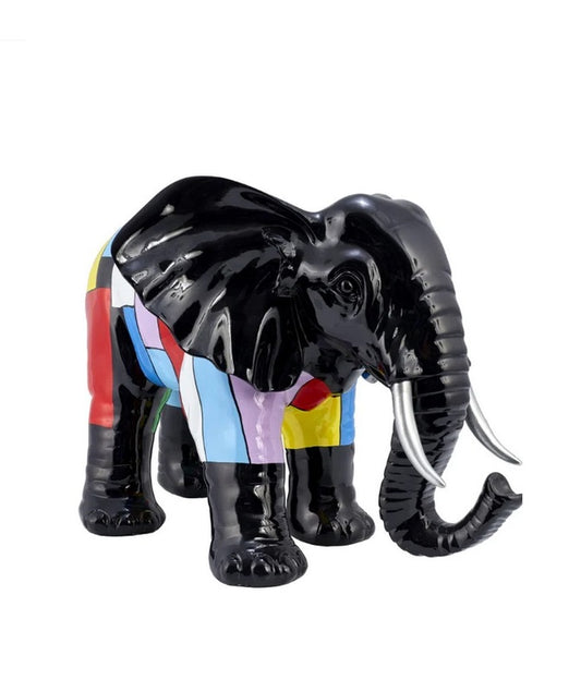 Sculpture statue moderne CRAZY ELEPHANT - Novatrend