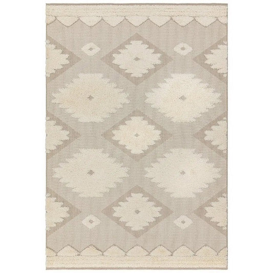 Tapis de salon tissé plat style berbère FULLY TRIBAL - Novatrend