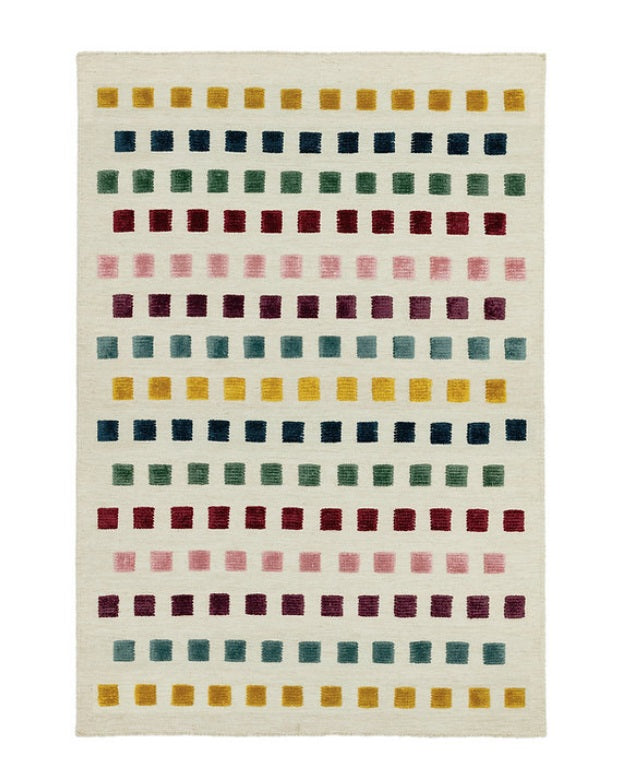 Tapis de salon moderne laine et viscose THEO JEWEL - Novatrend