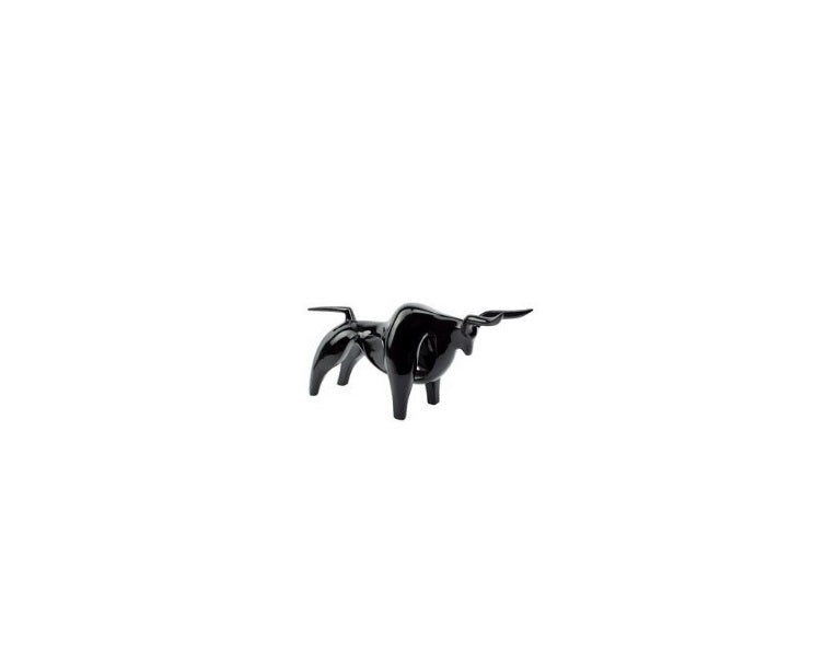 Sculpture statue moderne BLACK BULL - Novatrend