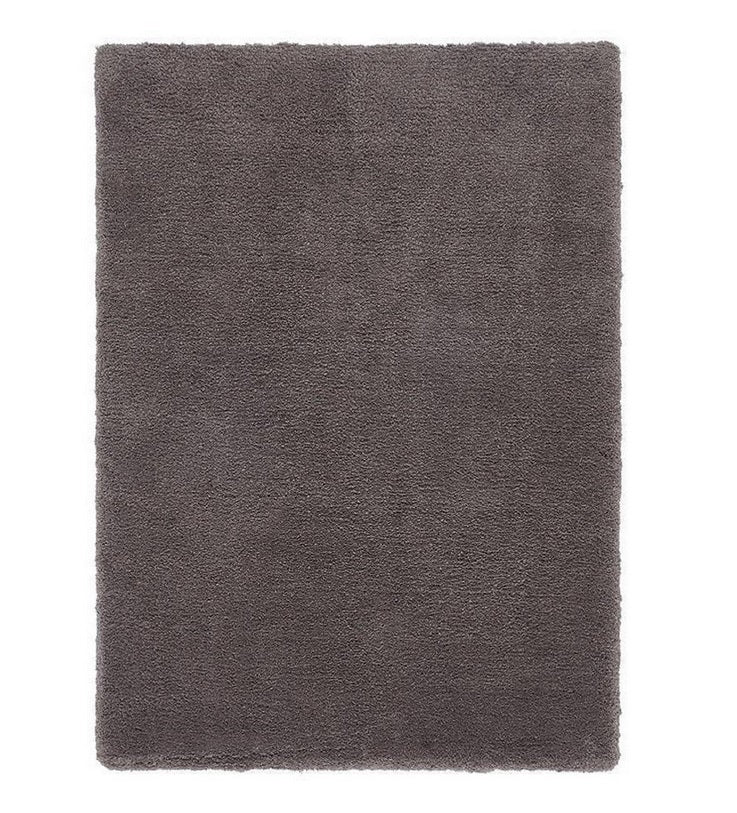 Tapis de salon shaggy moderne TITO Marron - Novatrend