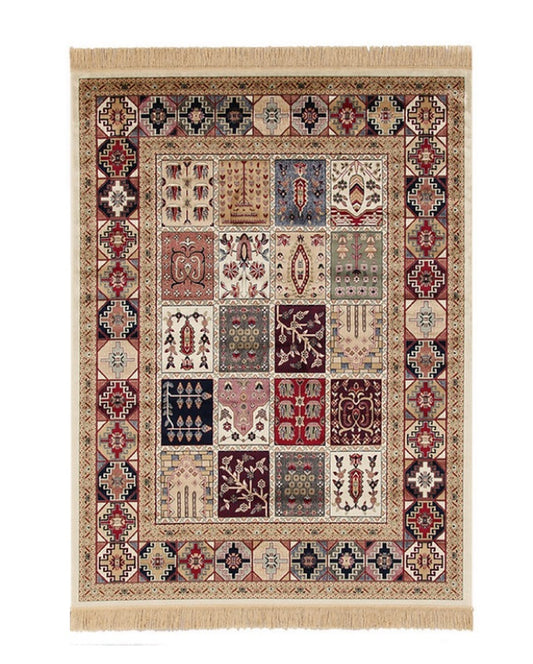 Tapis de salon style oriental en viscose FARSH - Novatrend