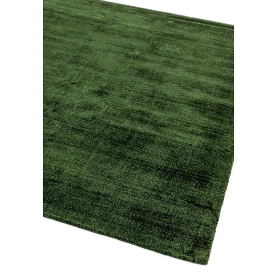 Tapis de salon moderne Uni LAME Vert - Novatrend