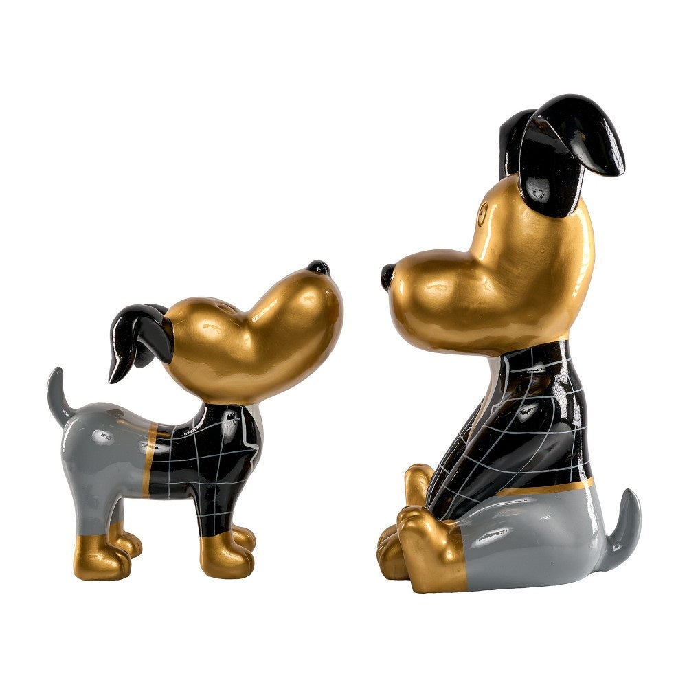 Sculpture statue moderne GROOMIES - Set de 2 - Novatrend