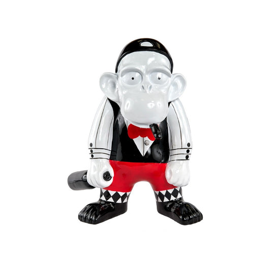 Sculpture statue moderne HAPPY MONKEY - Novatrend