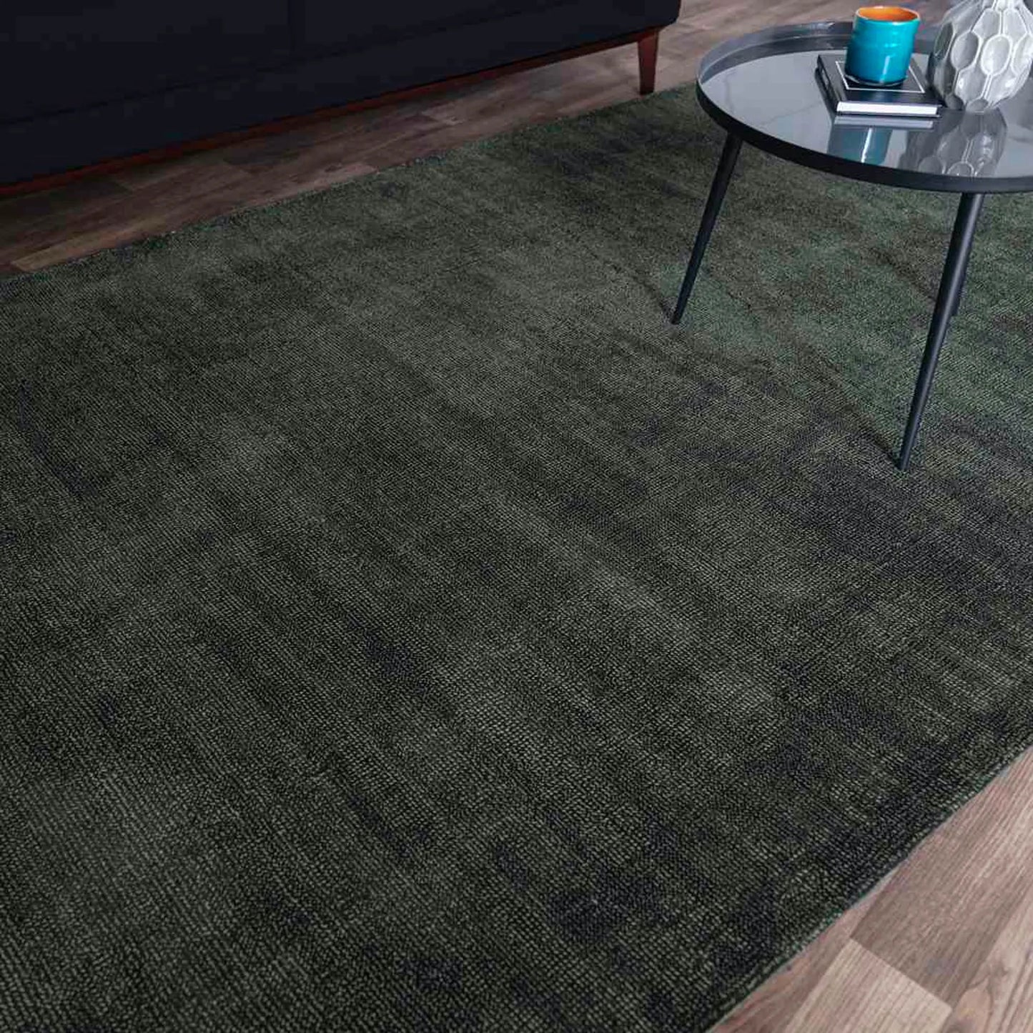 Tapis de salon moderne en viscose NESTA