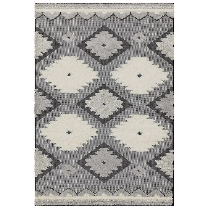 Tapis de salon tissé plat style berbère FULLY TRIBAL - Novatrend