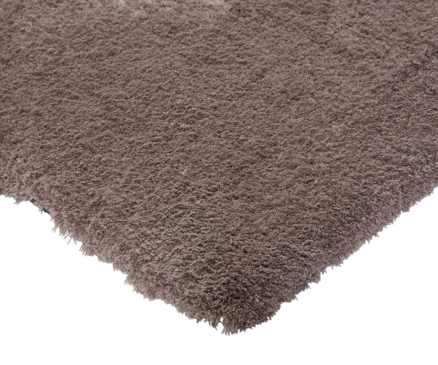 Tapis de salon shaggy moderne TITO Marron - Novatrend