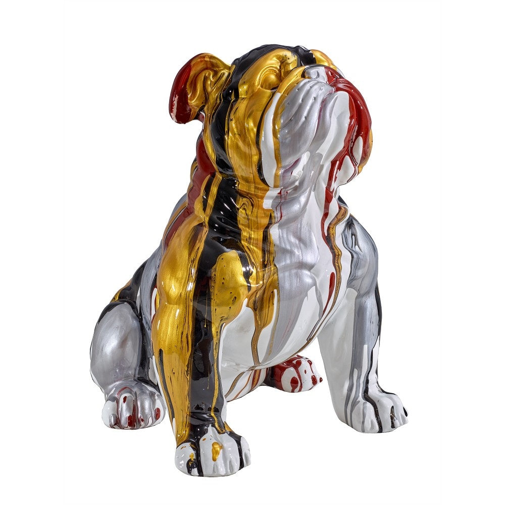 Sculpture statue moderne BULLDOG LARRY - Novatrend