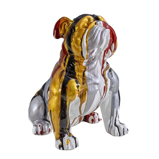 Sculpture statue moderne BULLDOG LARRY - Novatrend
