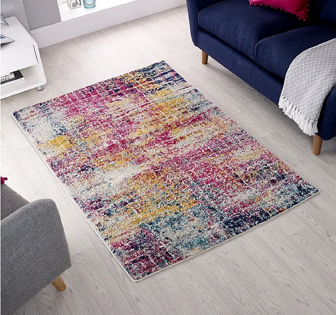Tapis de salon moderne tissé plat URBAN - Novatrend
