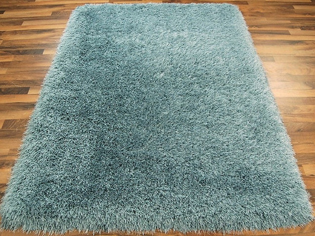 Tapis de salon shaggy FLOOD Bleu - Novatrend