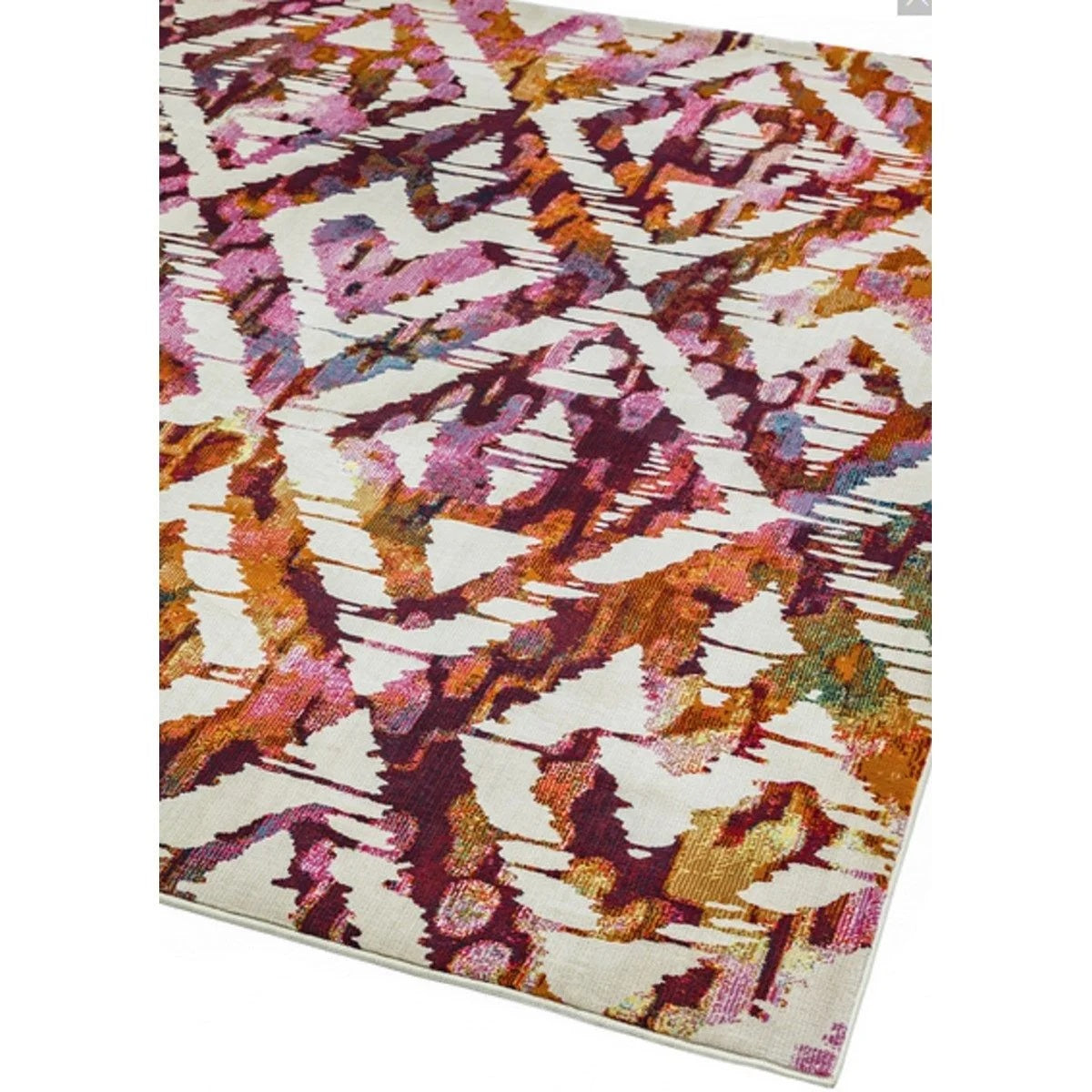 Tapis de salon moderne tissé plat EMILIO DIAMOND