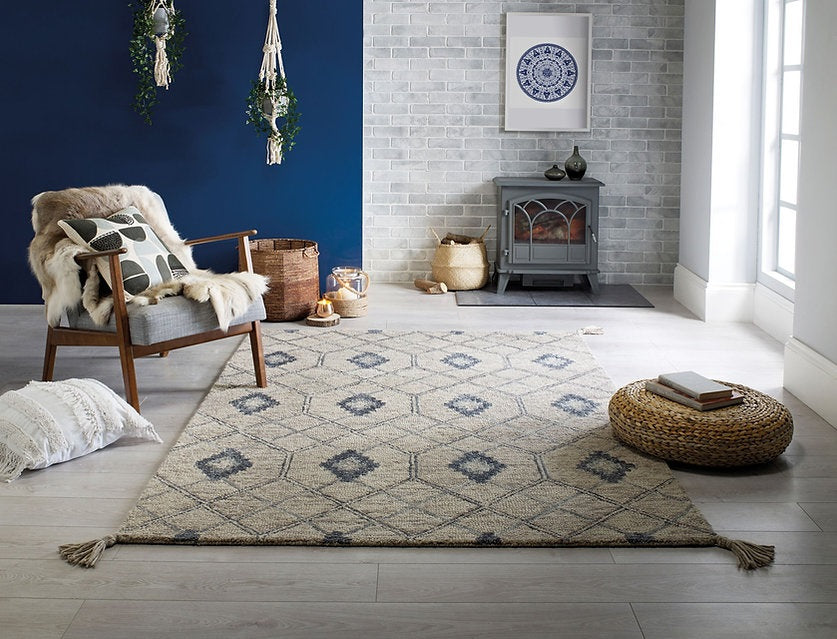 Tapis de salon moderne en laine POLO - Novatrend