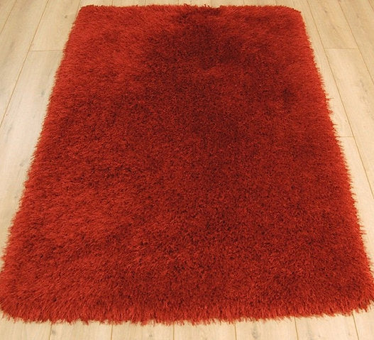 Tapis de salon shaggy FLOOD Rouge - Novatrend