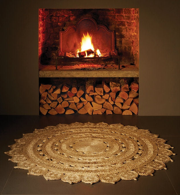 Tapis Rond style oriental JADE Natural - Novatrend