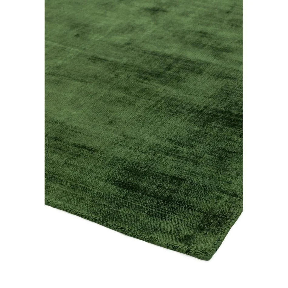 Tapis de salon moderne Uni LAME Vert - Novatrend