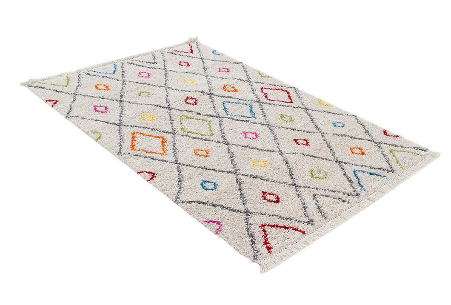 Tapis shaggy style berbère TRIBAL - Novatrend