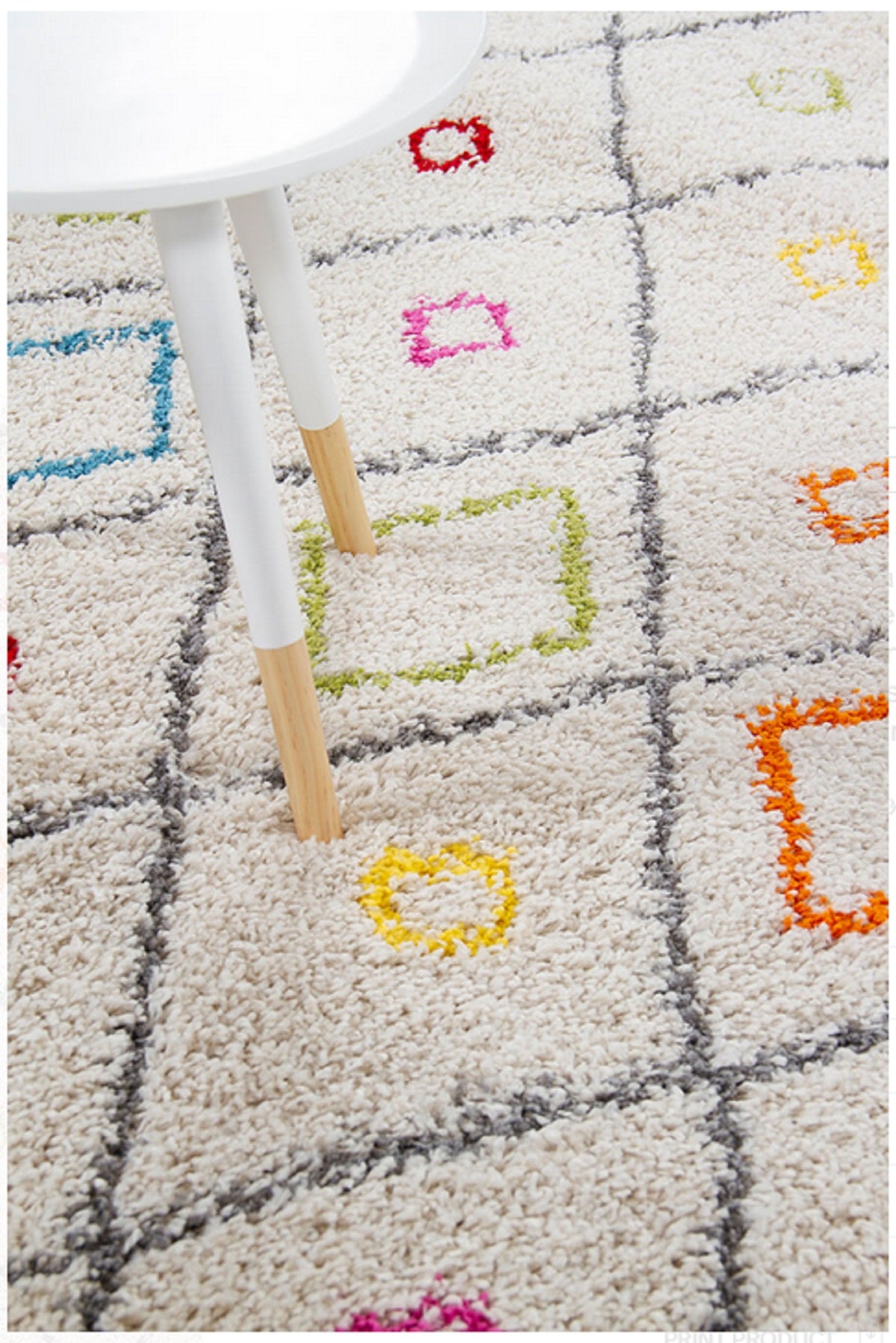 Tapis shaggy style berbère TRIBAL - Novatrend