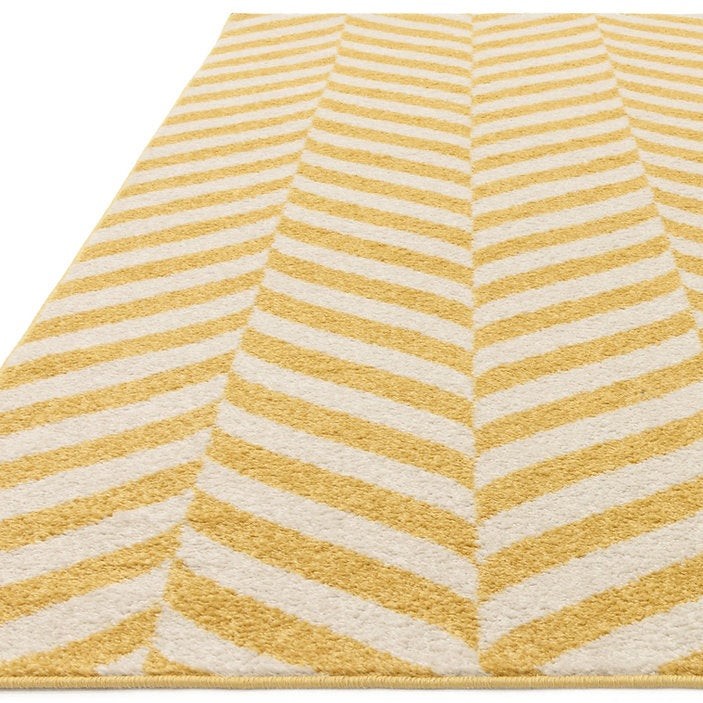 Tapis de salon tissé plat moderne CHEVROX - Novatrend