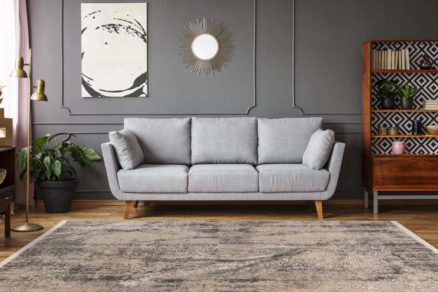 Tapis de salon moderne CINCO