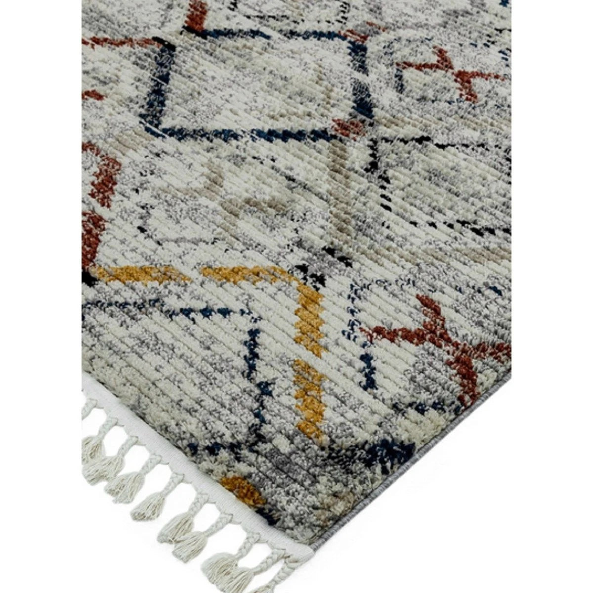 Tapis de salon à franges style berbère BENI