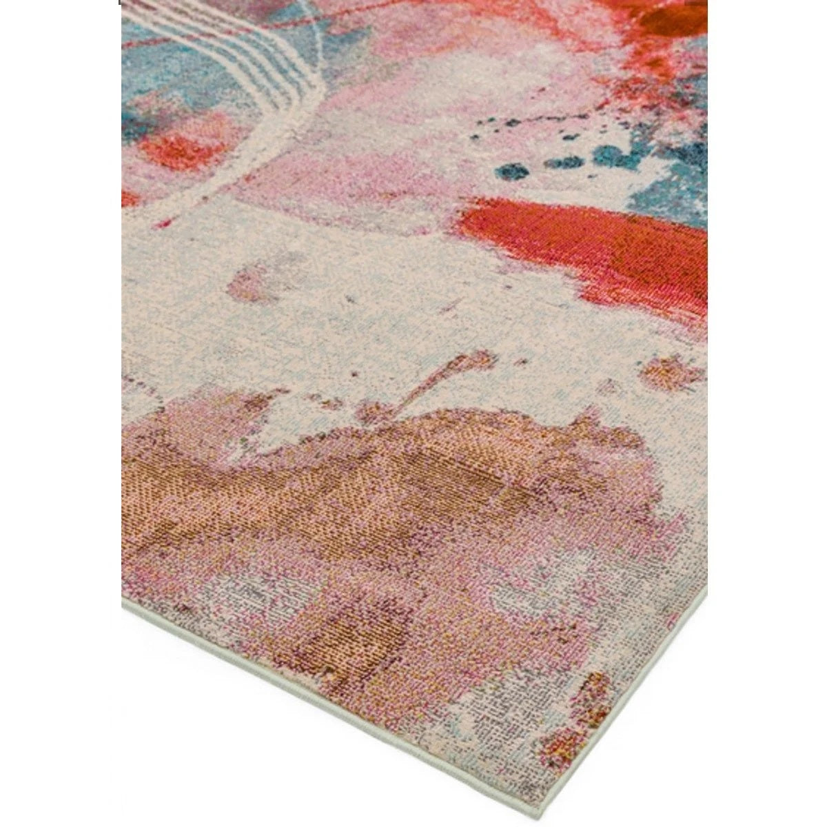 Tapis de salon moderne tissé plat EMILIO SUNDOWN