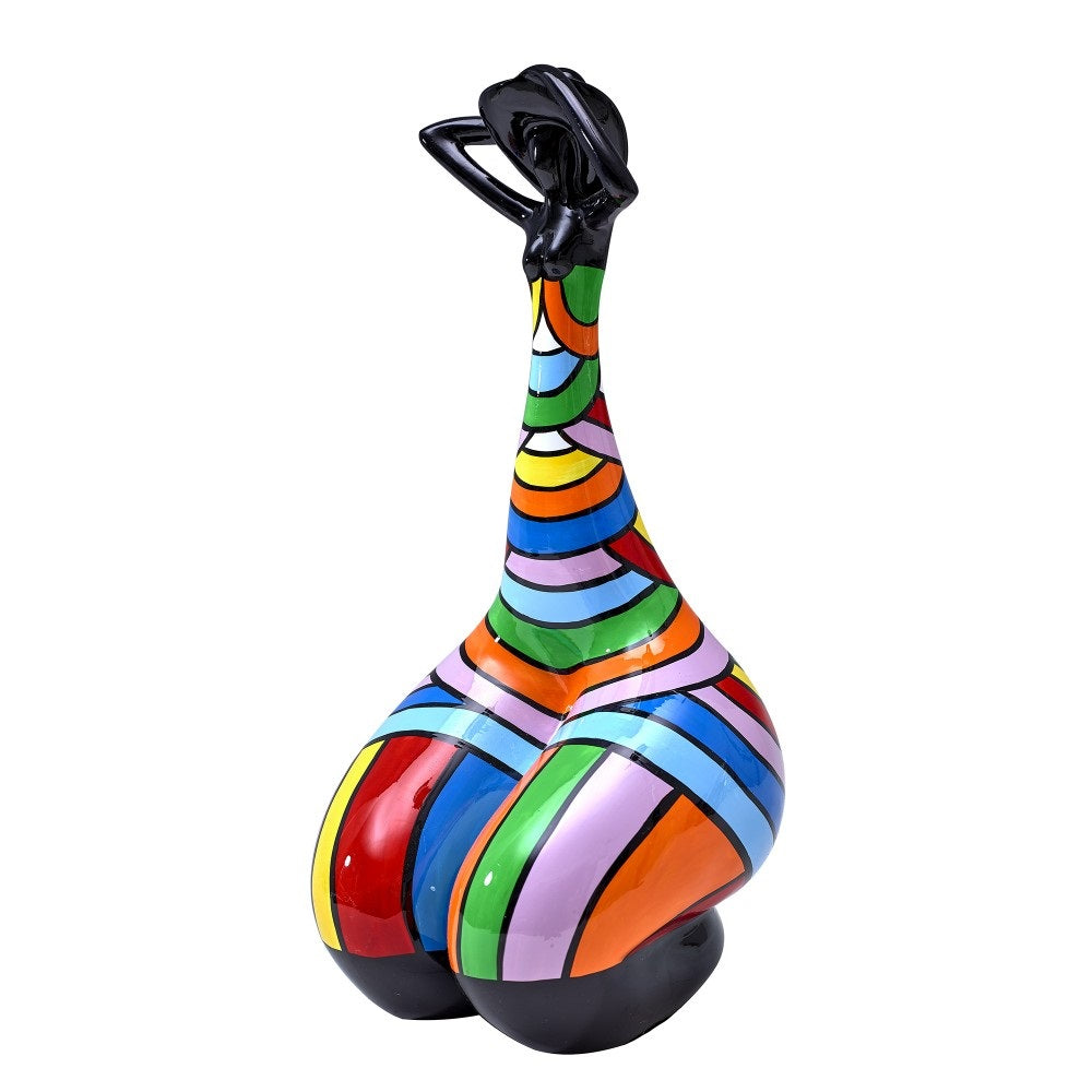 Sculpture statue moderne - Set de 2 danseuses contemporaines - Novatrend