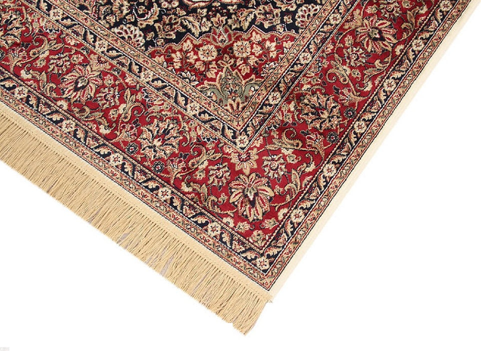Tapis de salon style oriental en viscose FARSH MEDALLION - Novatrend
