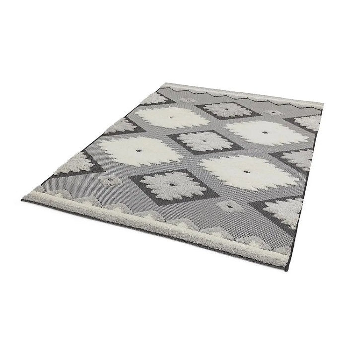 Tapis de salon tissé plat style berbère FULLY TRIBAL - Novatrend