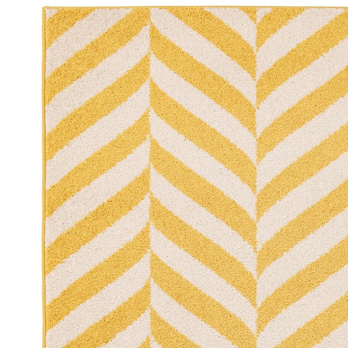 Tapis de salon tissé plat moderne CHEVROX - Novatrend