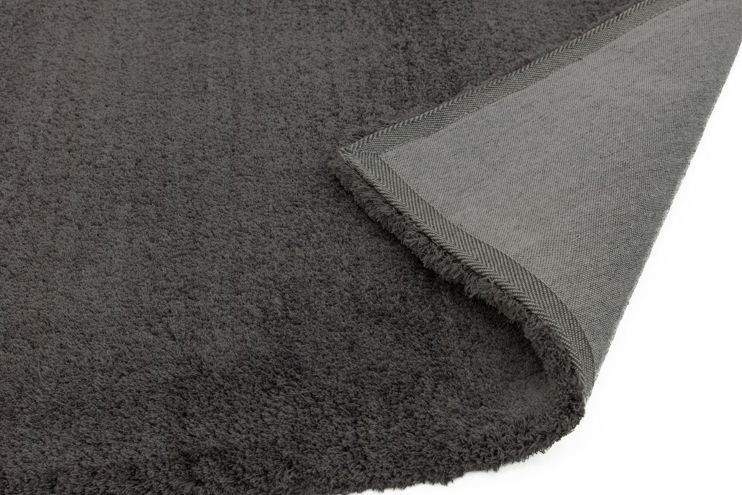 Tapis de salon shaggy moderne TITO Noir - Novatrend