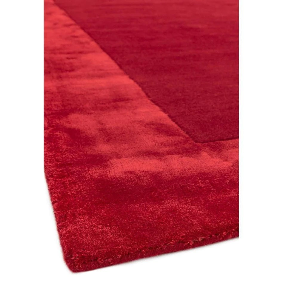 Tapis Laine fait main TOSCA Rouge - Novatrend