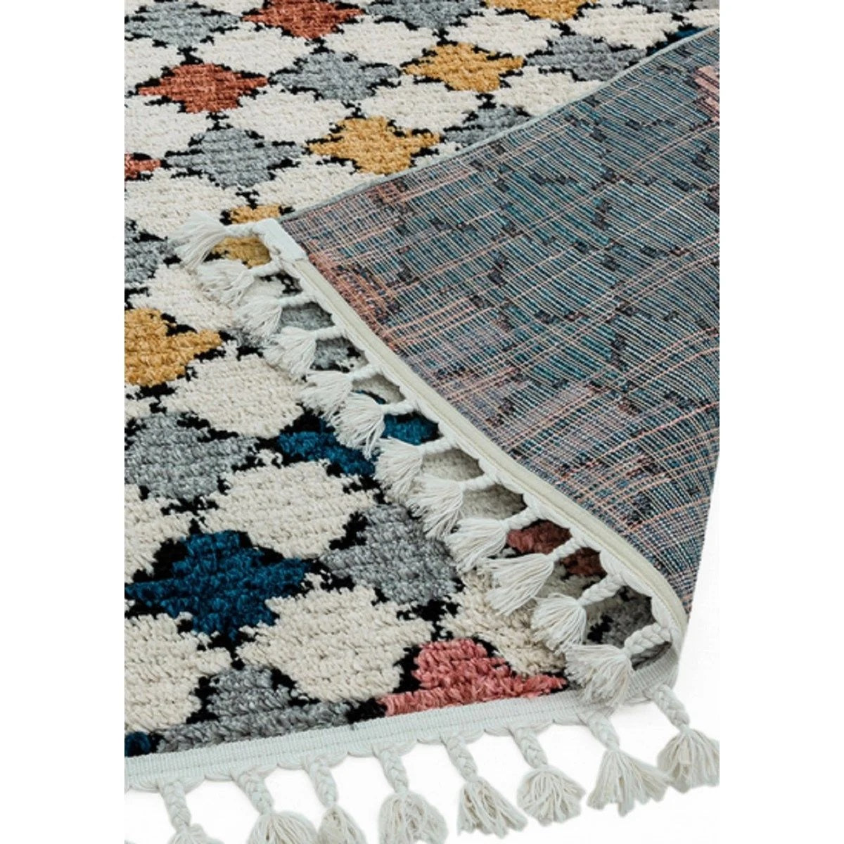 Tapis de salon à franges style berbère FARAH