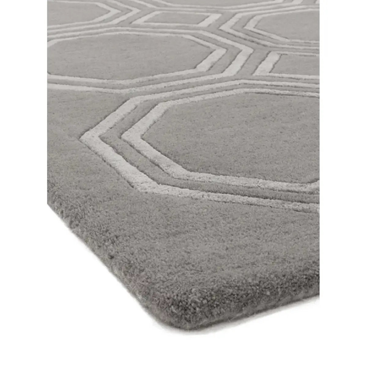 Tapis de salon moderne tissé main en laine NAVEL - Novatrend
