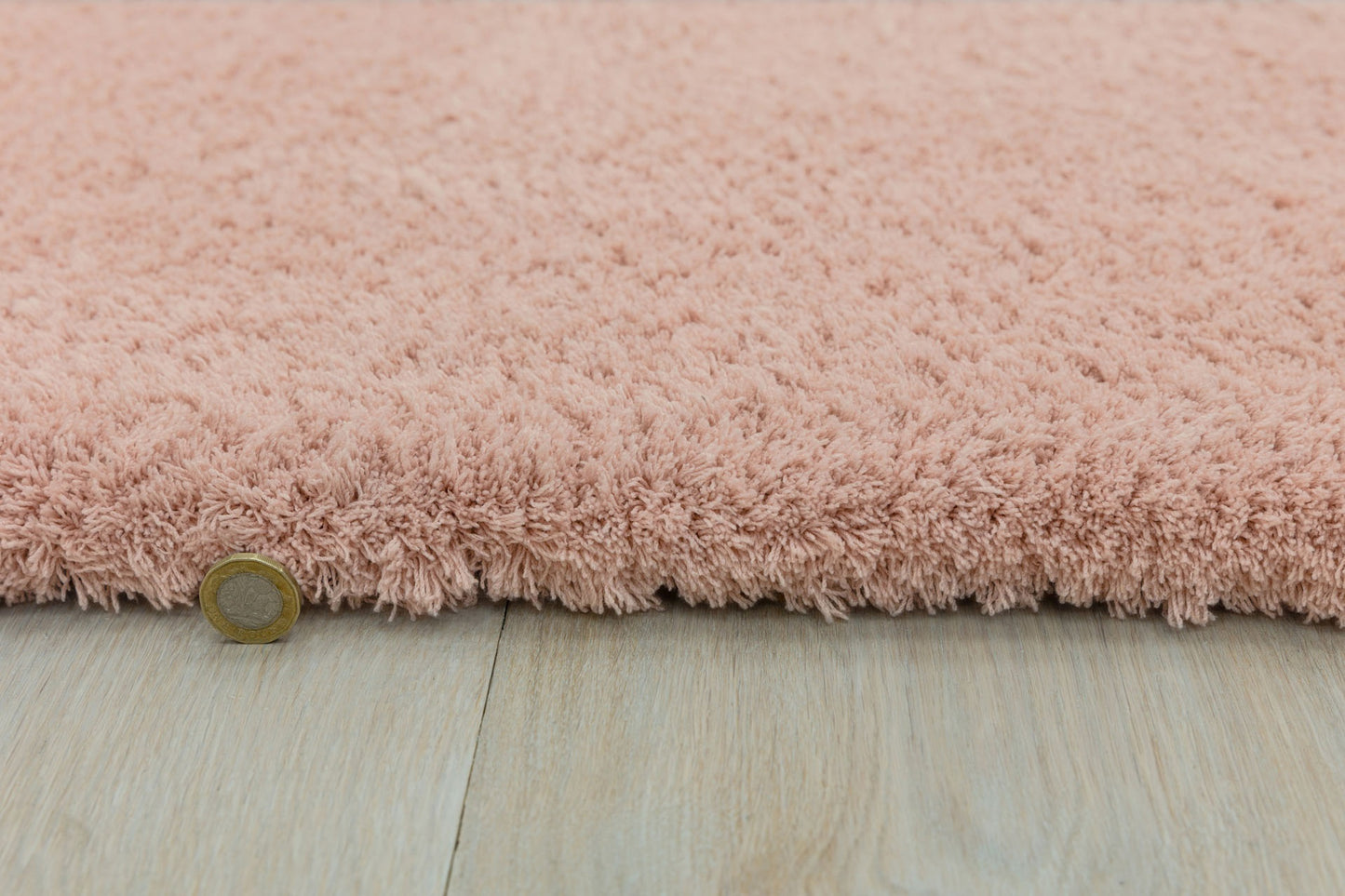 Tapis de salon shaggy moderne TITO Rose - Novatrend