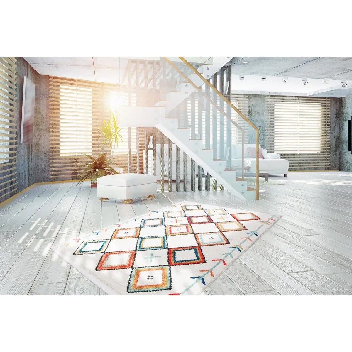 Tapis de salon style berbère IZMIR - Novatrend