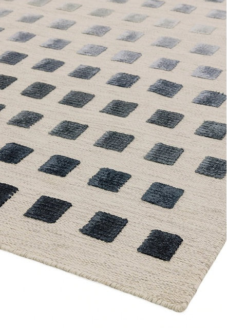 Tapis de salon moderne laine et viscose THEO JEWEL - Novatrend